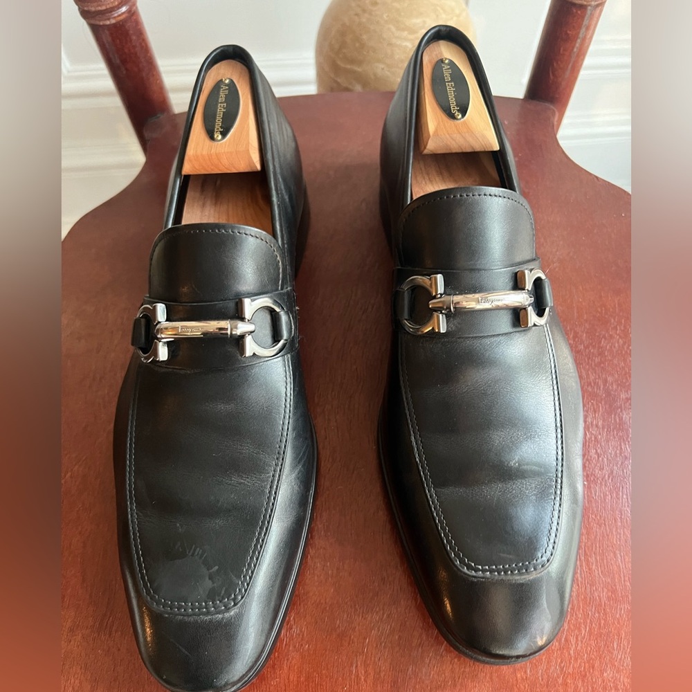 FERRAGAMO - Foster Loafers - Men’s Size 8 E - Black